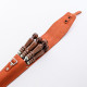 Набор шампуров 670*12*3 мм в оранжевом кожаном чехле в Махачкале