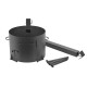 Stove with a diameter of 360 mm with a pipe for a cauldron of 12 liters в Махачкале