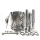 Packed distillation column 50/400/t with CLAMP (3 inches) в Махачкале