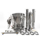 Packed distillation column 30/350/t with CLAMP 3 inches в Махачкале