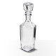 Бутылка (штоф) "Элегант" стеклянная 0,5 литра с пробкой  в Махачкале