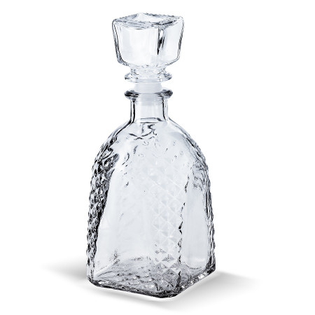 Бутылка (штоф) "Арка" стеклянная 0,5 литра с пробкой  в Махачкале